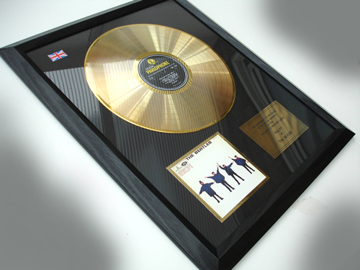 Picture of Beatles Record Award: "HELP!" 24ct GOLD