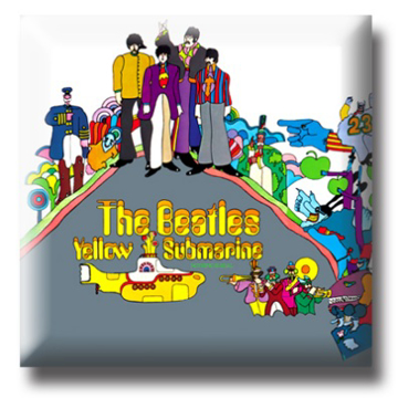 Picture of Beatles Pin: The Beatles "Yellow Submarine " flat pin