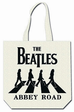 Picture of Beatles Tote Bags: The Beatles Canvas Zip Totes TOTE: The Beatles - Abbey Road (B on W)