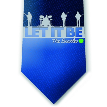 Picture of Beatles Tie: Blue Let It Be Silk Tie