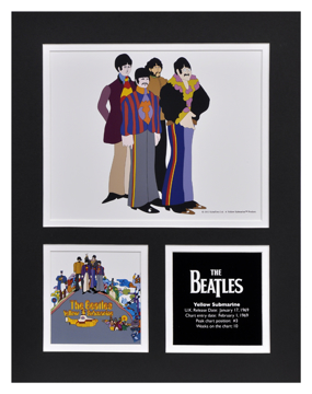 Picture of Beatles Photographs: The Beatles Yellow Submarine Album 11x14 Matted Photo Collection The Beatles Matted Photo Collection 1969