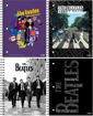 Picture of Beatles Notebook: New! Set of Four 11 x 8.5 Notebooks