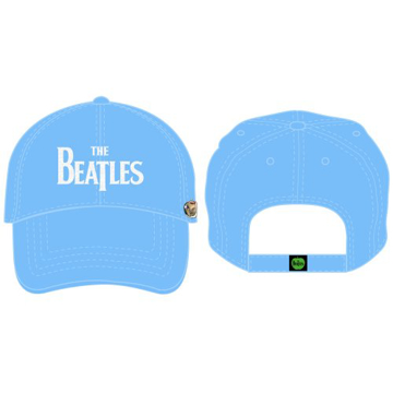 Picture of Beatles Cap: The Beatles Drop T Logo Distressed (Light Blue)