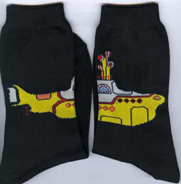 Picture of Beatles Socks: The Beatles Mens (Black) Yellow Submarine