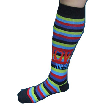 Picture of Beatles Socks: The Beatles Women's Knee High Socks "Love Me Do"