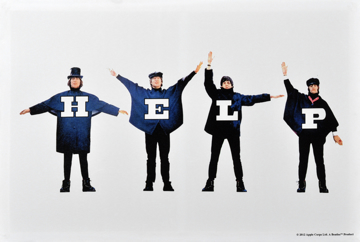 Picture of Beatles ART: BEATLES HELP LARGE CANVAS ART   