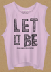 Picture of Beatles Female T-Shirt: Lyric Collection "Let It Be"