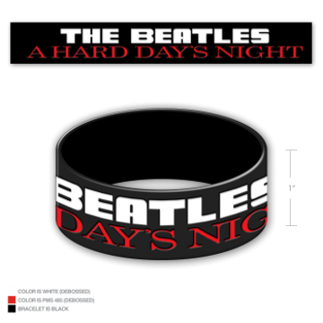 Picture of Beatles Wrist band: Hard Day's Night