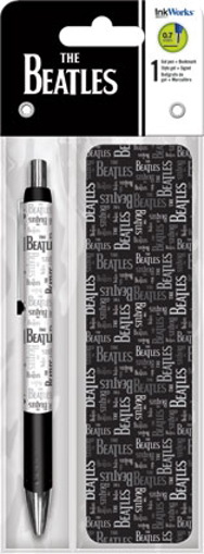 Picture of Beatles Pen: Gel Pen with Bookmark