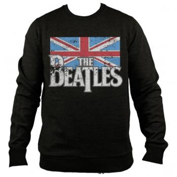 Picture of Beatles Sweat Shirt:: British Flag Beatles Logo