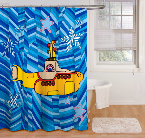 Picture of Beatles Shower Curtain: Yellow Submarine