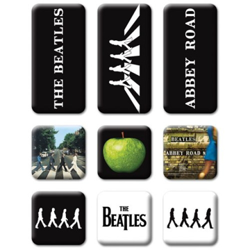 Picture of Beatles Magnets: Collectible: Abbey Road Set of 9 Magnets