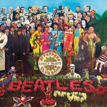 Picture of Beatles Sign:  "Sgt. Pepper's" Album Cover