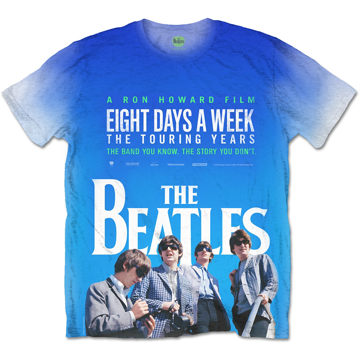 Picture of Beatles Adult T-Shirt: Eight Days a Week Movie Poster - Sublimated - White