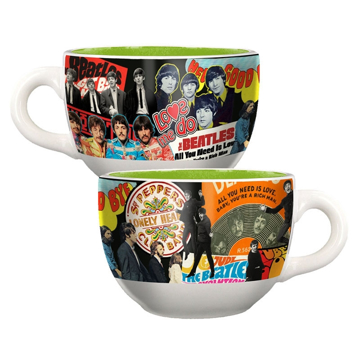Picture of Beatles Soup Mug: The Beatles Album Collage Soup Mug