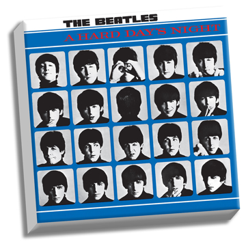Picture of Beatles ART: The Beatles A Hard Day's Night 20" x 20" Stretched Canvas