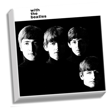 Picture of Beatles ART: The Beatles With The Beatles 20" x 20" Stretched Canvas