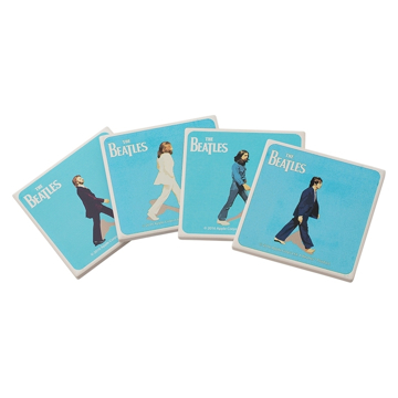 Picture of Beatles Coasters: Four Abbey Road Ceramic Coasters