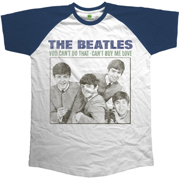 Picture of Beatles Adult T-Shirt: Beatles Can't Buy Me Love Raglan