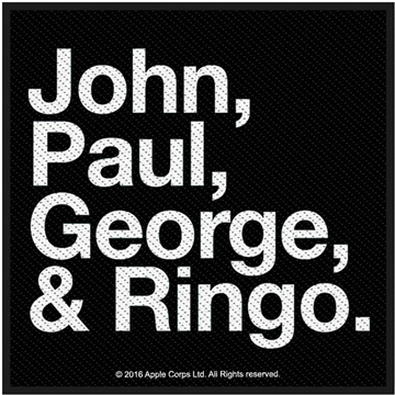 Picture of Beatles Patches: John, Paul, George & Ringo