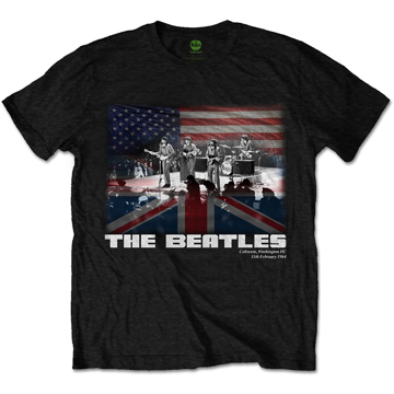Picture of Beatles Adult T-Shirt: Beatles Washington Tee