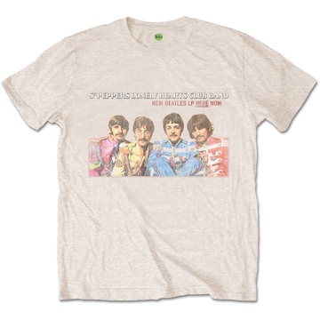Picture of Beatles Adult T-Shirt: Sgt Peppers 1967 LP Promo