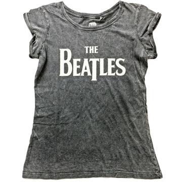 Picture of Beatles Jr's T-Shirt: Drop T Logo Acid Wash & Caviar Beads