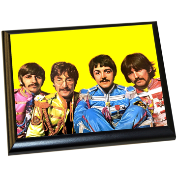 Picture of Beatles ART: The Beatles 'Sgt. Pepper Lonely Hearts Costumes' 8x10 Plaque
