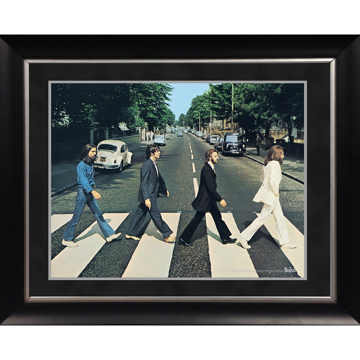 Picture of Beatles ART: The Beatles 'Abbey Road' 11x14 Framed Photo