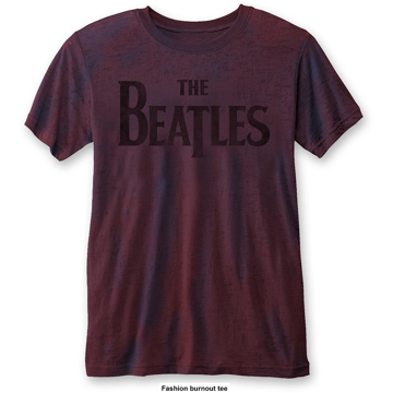 Picture of Beatles Adult T-Shirt: Drop T (Burn Out)