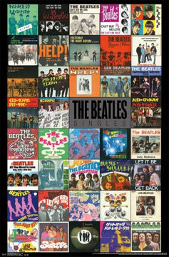 Picture of Beatles Poster:  Singles