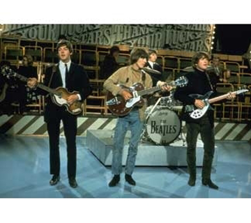 Picture of Beatles Postcard Card: The Beatles "The Lucky Stars Show"