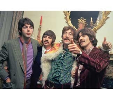 Picture of Beatles Postcard Card: The Beatles "Sgt. Pepper Launch"
