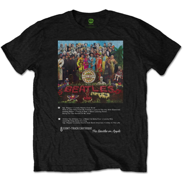 Picture of Beatles Adult T-Shirt: Beatles 8 Track Sgt Pepper Cover