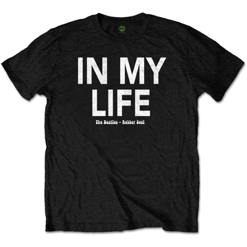 Picture of Beatles Adult T-Shirt: Beatles Adult T-Shirt: Beatles Song Lyric Edition "In My Life"