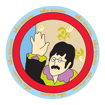 Picture of Beatles Plate: Yellow Submarine 4 pc. 8 in. Ceramic Salad Plate Set