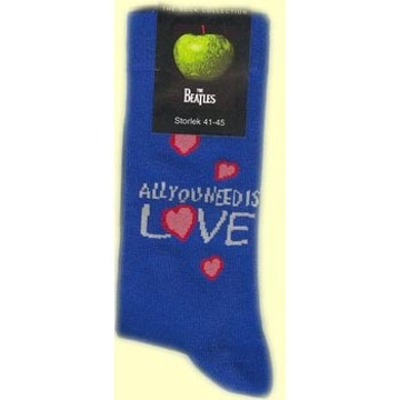 Picture of Beatles Socks: Women's All You Need Is Love (Blue)
