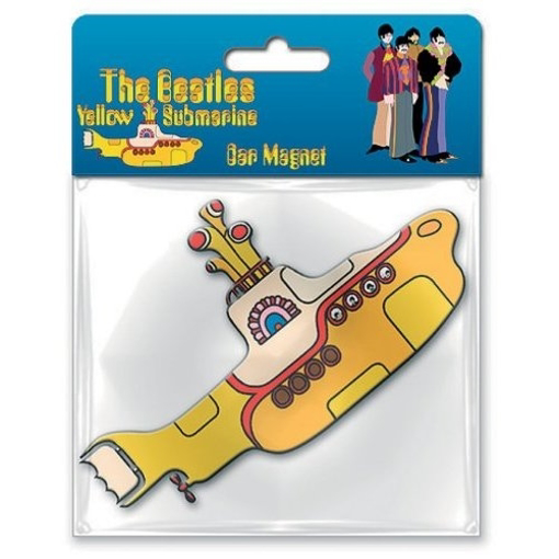 Picture of Beatles Rubber Car Magnet:  Yellow Submarine