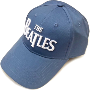 Picture of Beatles Cap: The Beatles Drop T Logo  (Denim Blue)