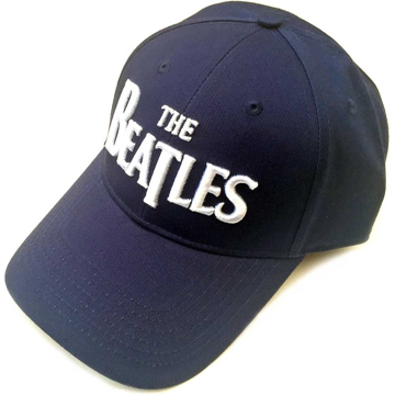 Picture of Beatles Cap: The Beatles Drop T Logo  (Navy Blue)