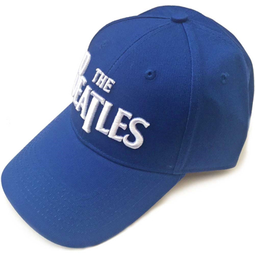 Picture of Beatles Cap: The Beatles Drop T Logo  (Mid Blue)