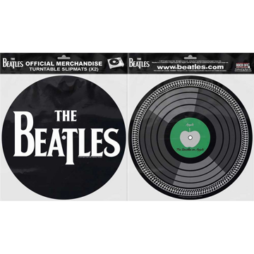 Picture of Beatles Slipmat Set: Drop T Logo & Apple Record