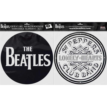 Picture of Beatles Slipmat Set: Drop T Logo & Sgt. Pepper Drum