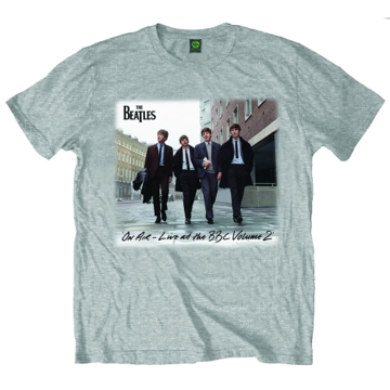 Picture of Beatles Adult T-Shirt: BBC VOL 2 Grey