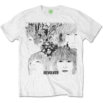 Picture of Beatles Adult T-Shirt: Beatles Classic Revolver White