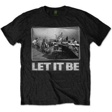 Picture of Beatles Adult T-Shirt: Let It Be Studio Shot