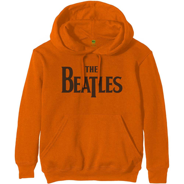 Picture of Beatles Hoodie:  Unisex Pullover Hoodie Drop T Logo in Orange