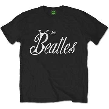 Picture of Beatles Adult T-Shirt: Beatles Bug Logo Black