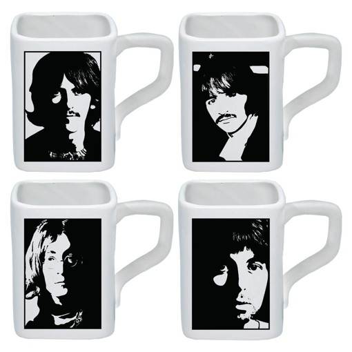 Picture of Beatles Mugs: White Album 4 piece Mug Set