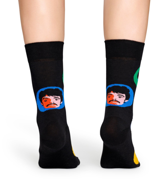 Picture of Beatles Socks: Happy Socks Women's "Cartoon Faces"